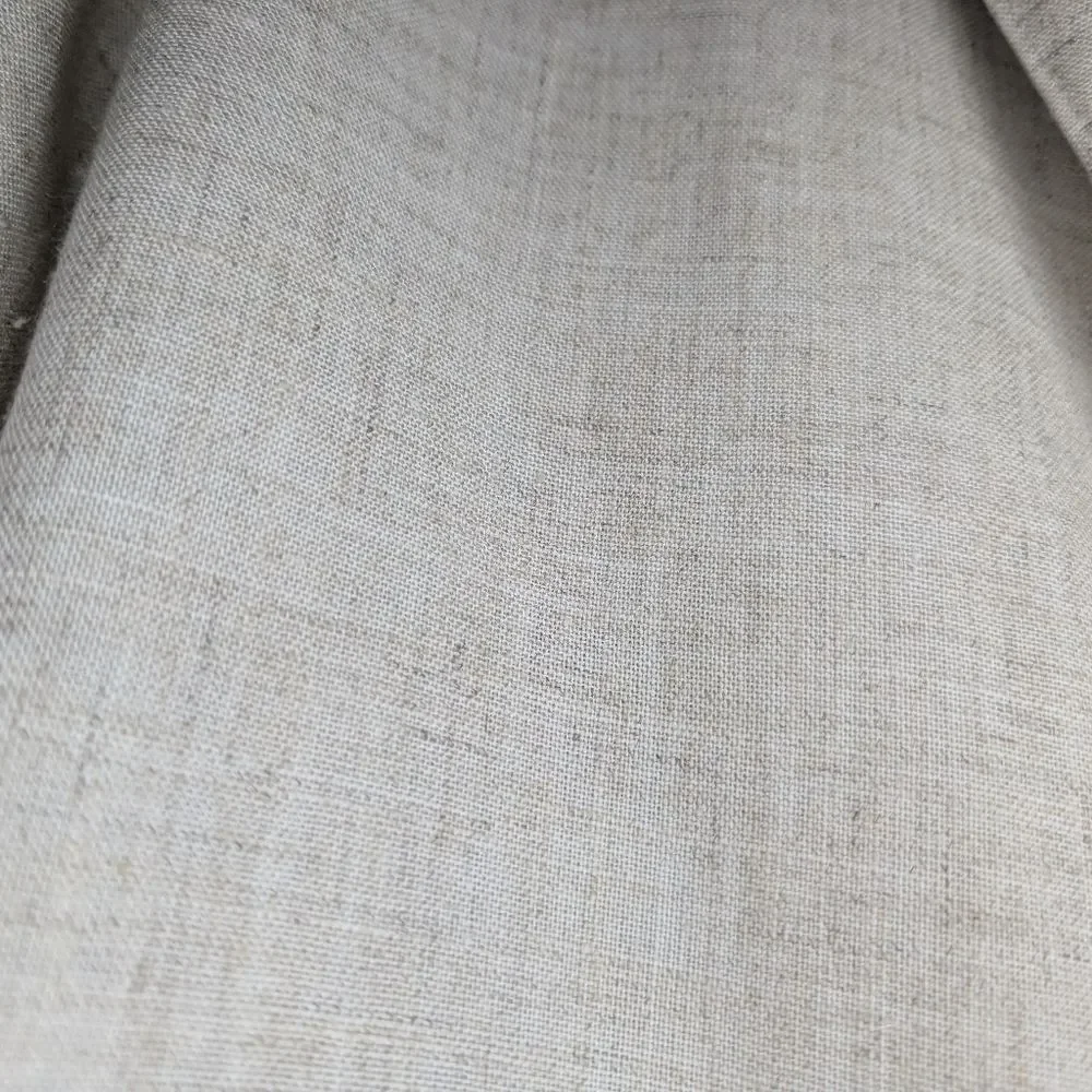Women's Alfred Dunner Linen Blend Cream Beige Blazer, Size 10
